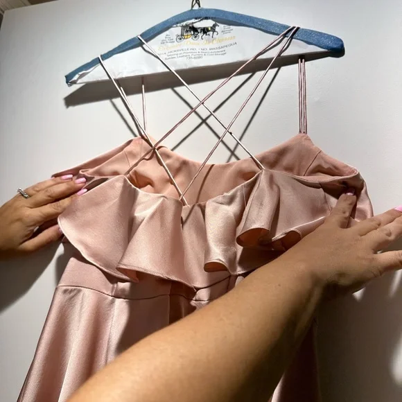 Ruffled Fit and Flare DressEndless Rose NEVWR WORN - Picture 5 of 6